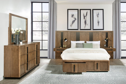 Terrace 5-piece California King Panel Bedroom Set Ash Brown - The Sleep Loft - Online Mattress Showroom NYC