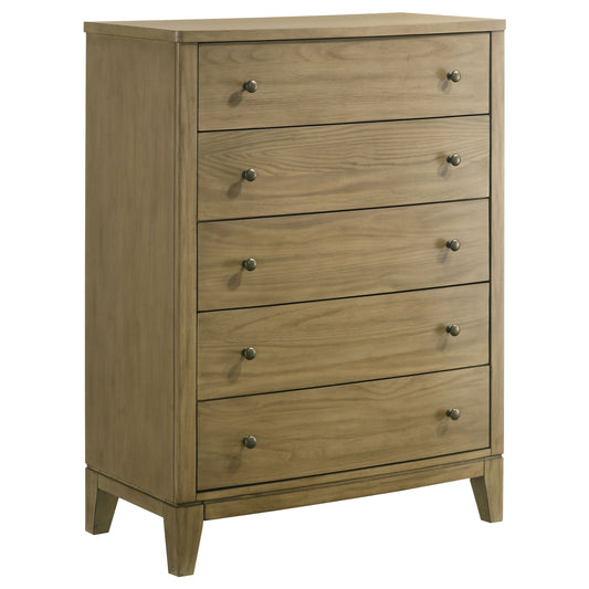 Granada 5-drawer Bedroom Chest of Drawers Natural Pine - The Sleep Loft - Online Mattress Showroom NYC