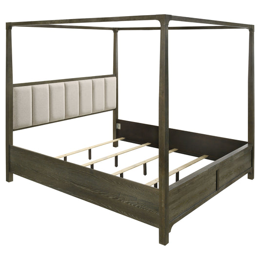 Gran Park California King Four Poster Canopy Bed Dark Cocoa - The Sleep Loft - Online Mattress Showroom NYC