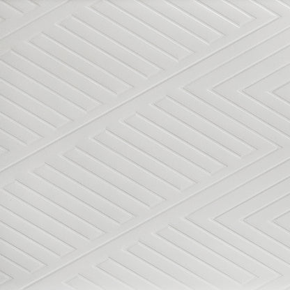 Marmore 64-inch Queen Panel Bed LED Headboard White