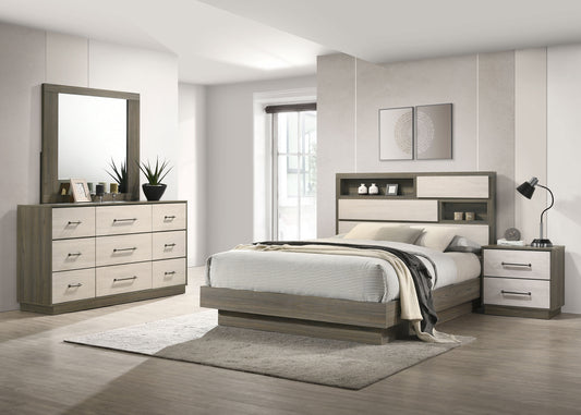 Fenwick 4-piece California King Bedroom Set Grey Oak - The Sleep Loft - Online Mattress Showroom NYC