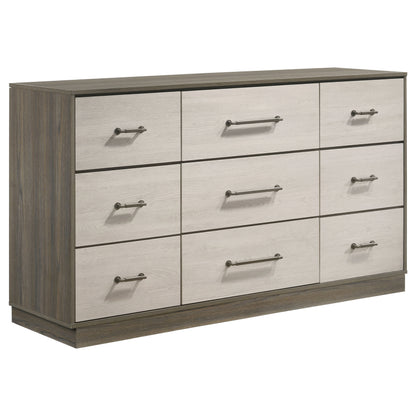 Fenwick 4-piece California King Bedroom Set Grey Oak