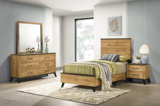 Kaywood 4-piece Twin Bedroom Set Natural Pine - The Sleep Loft - Online Mattress Showroom NYC