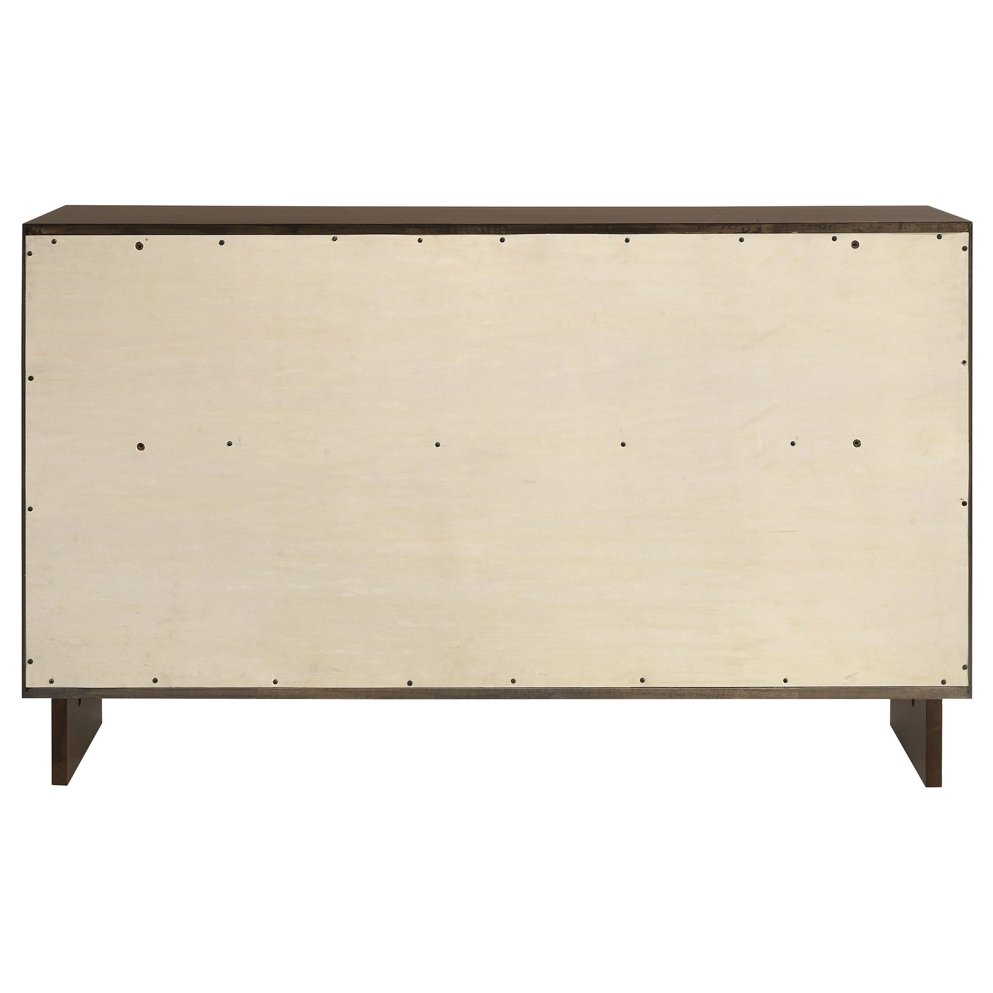 Glenwood 6-drawer Dresser Cabinet Warm Brown