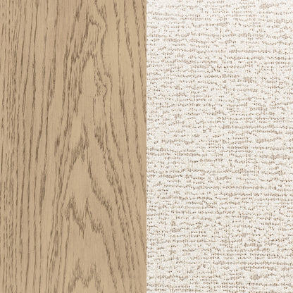 Kailani 52-inch Eastern King Wingback Bed Beige Oak