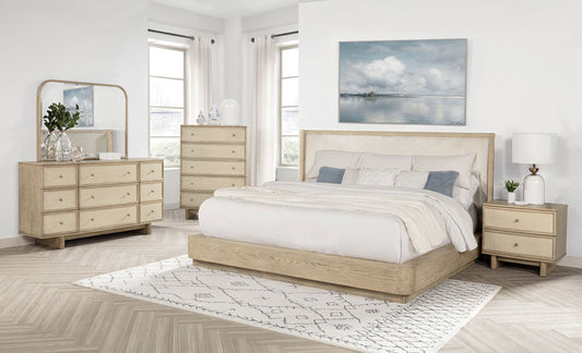 Kailani 5-piece Queen Bedroom Set Beige Oak - The Sleep Loft - Online Mattress Showroom NYC