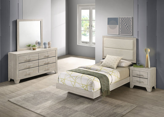 Trenton 4-piece Twin Bedroom Set Rustic Cream - The Sleep Loft - Online Mattress Showroom NYC