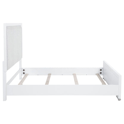 Gracemont 57-inch Queen Panel Bed Grey and White