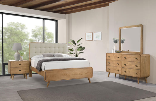 Robyn 4-piece California King Bedroom Set Light Ash - The Sleep Loft - Online Mattress Showroom NYC