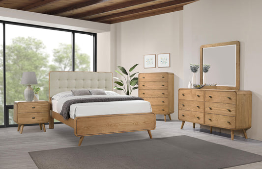 Robyn 5-piece California King Bedroom Set Light Ash - The Sleep Loft - Online Mattress Showroom NYC
