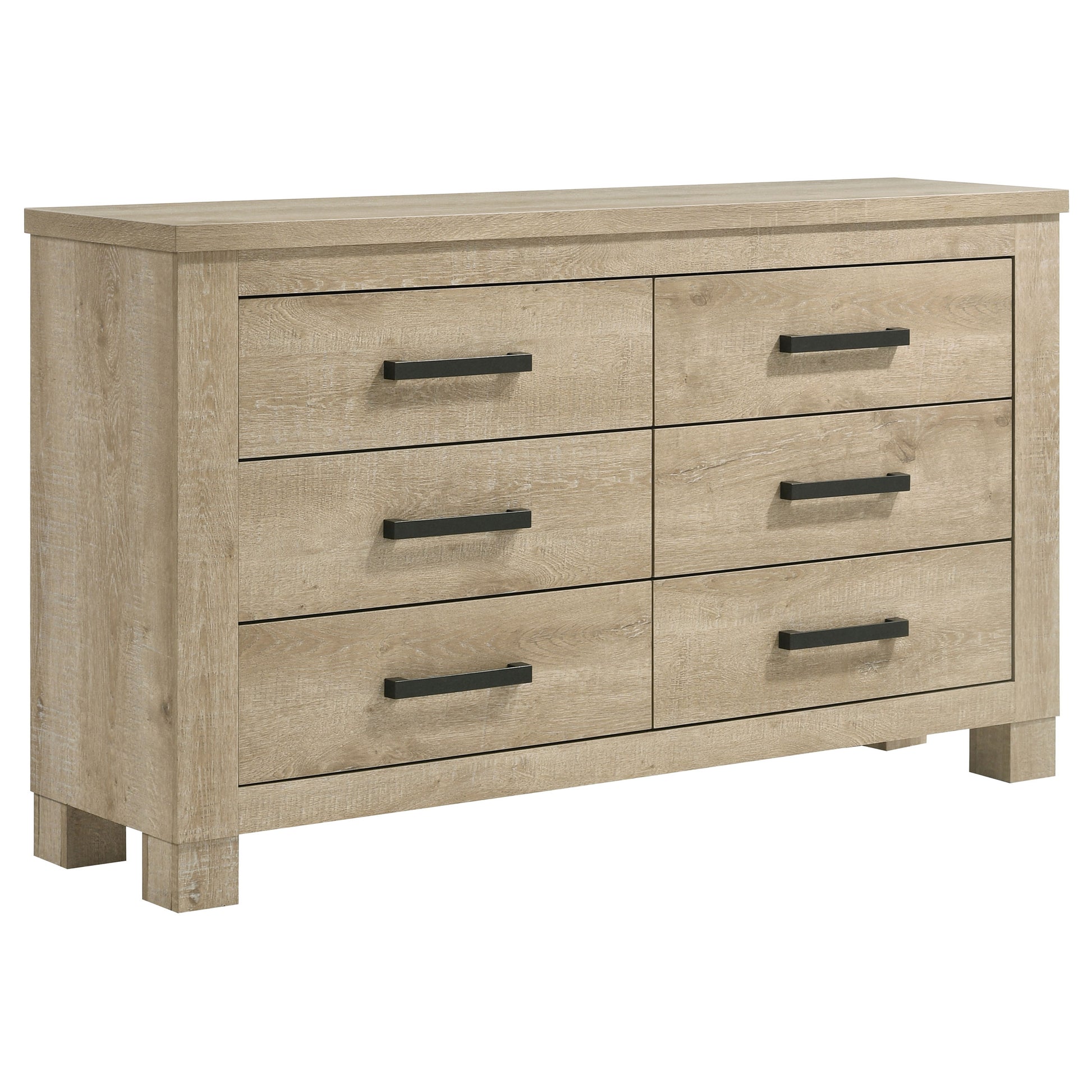 Oakglen 4-piece Eastern King Bedroom Set Weathered Oak