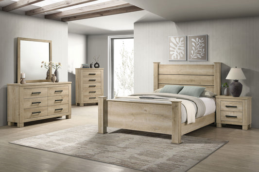 Oakglen 5-piece California King Bedroom Set Weathered Oak - The Sleep Loft - Online Mattress Showroom NYC
