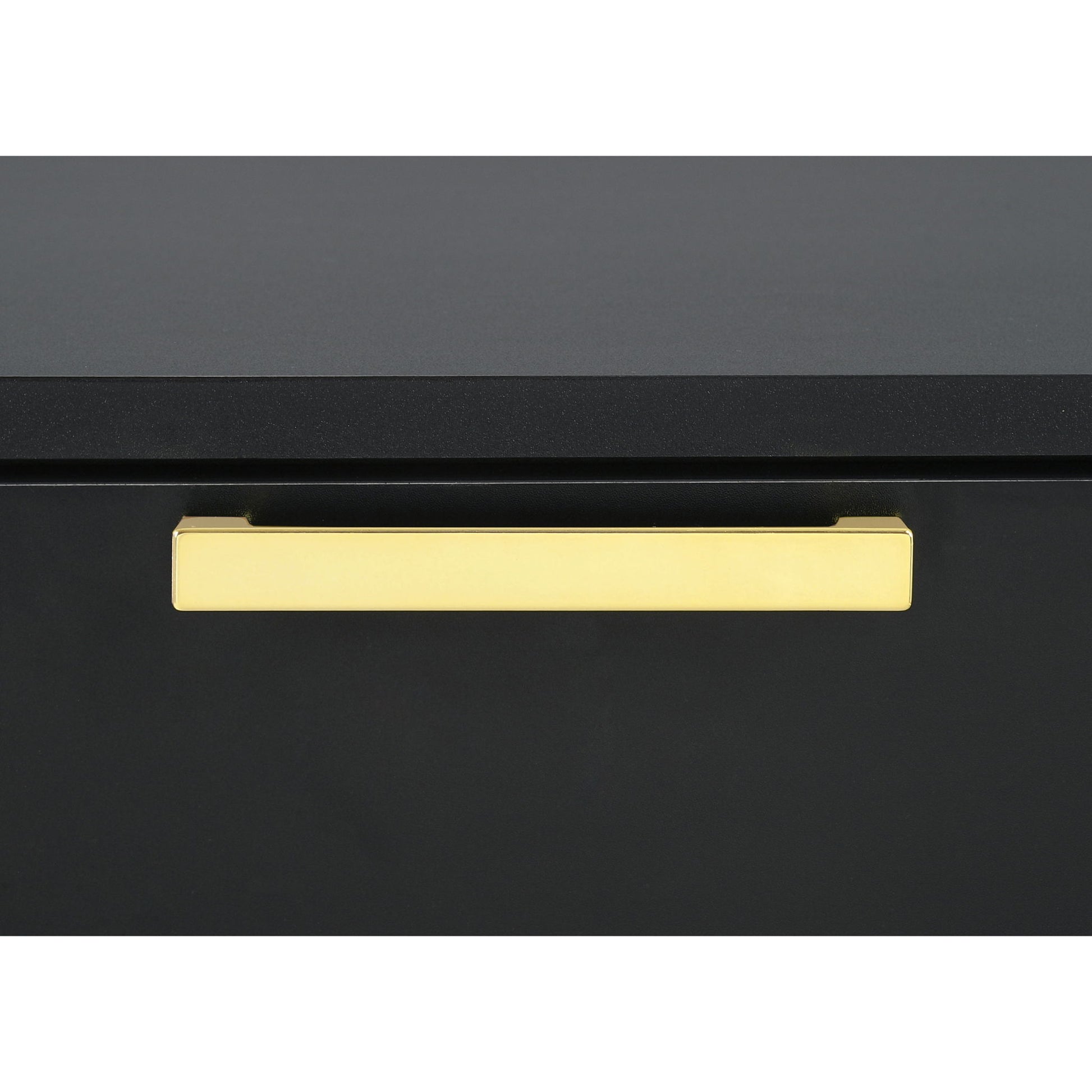 2 Drawer Rectangular Nightstand - Black - The Sleep Loft - Online Mattress Showroom NYC