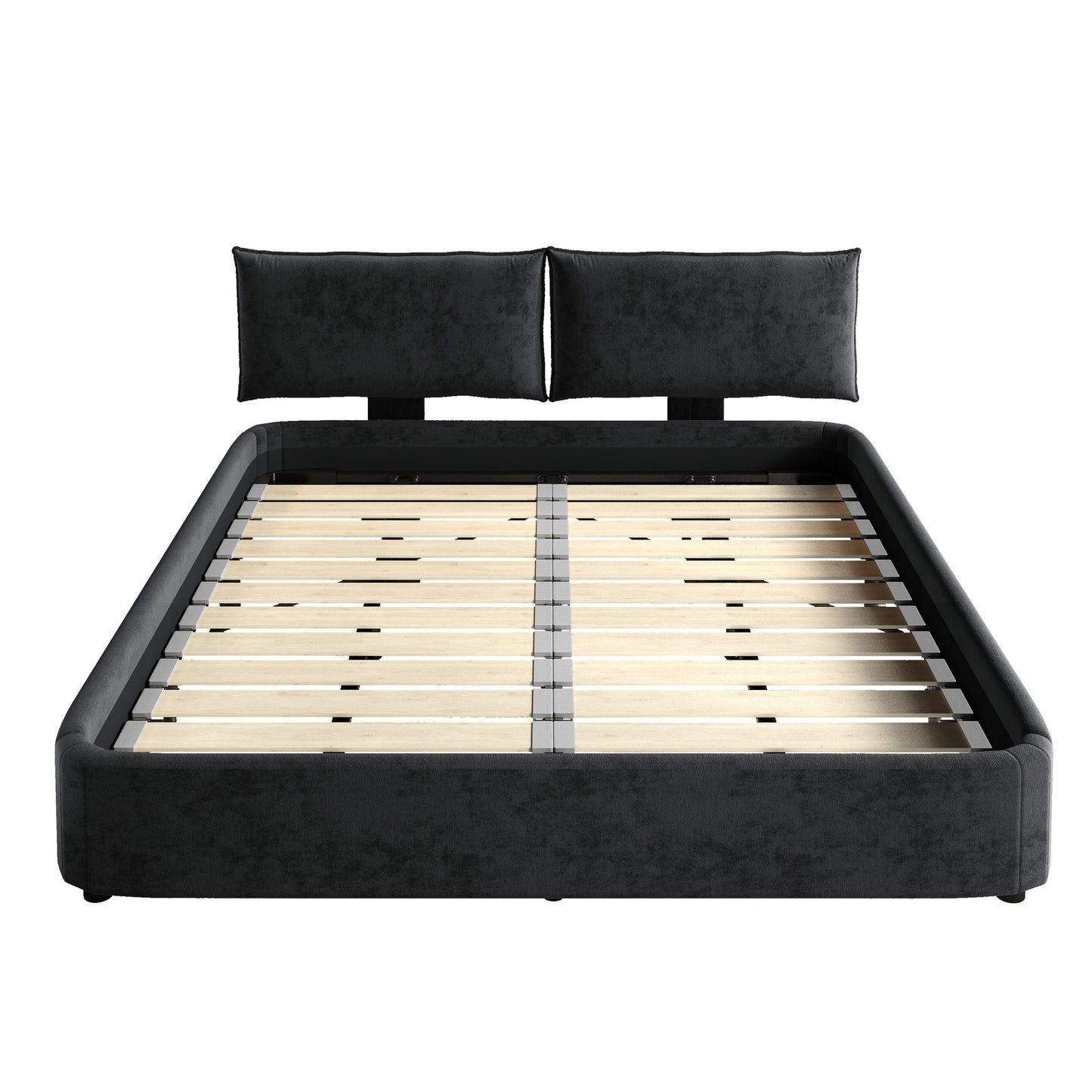 Cloud Bed Frame With Oversized Padded Movable Headboard - The Sleep Loft - Online Mattress Showroom NYC