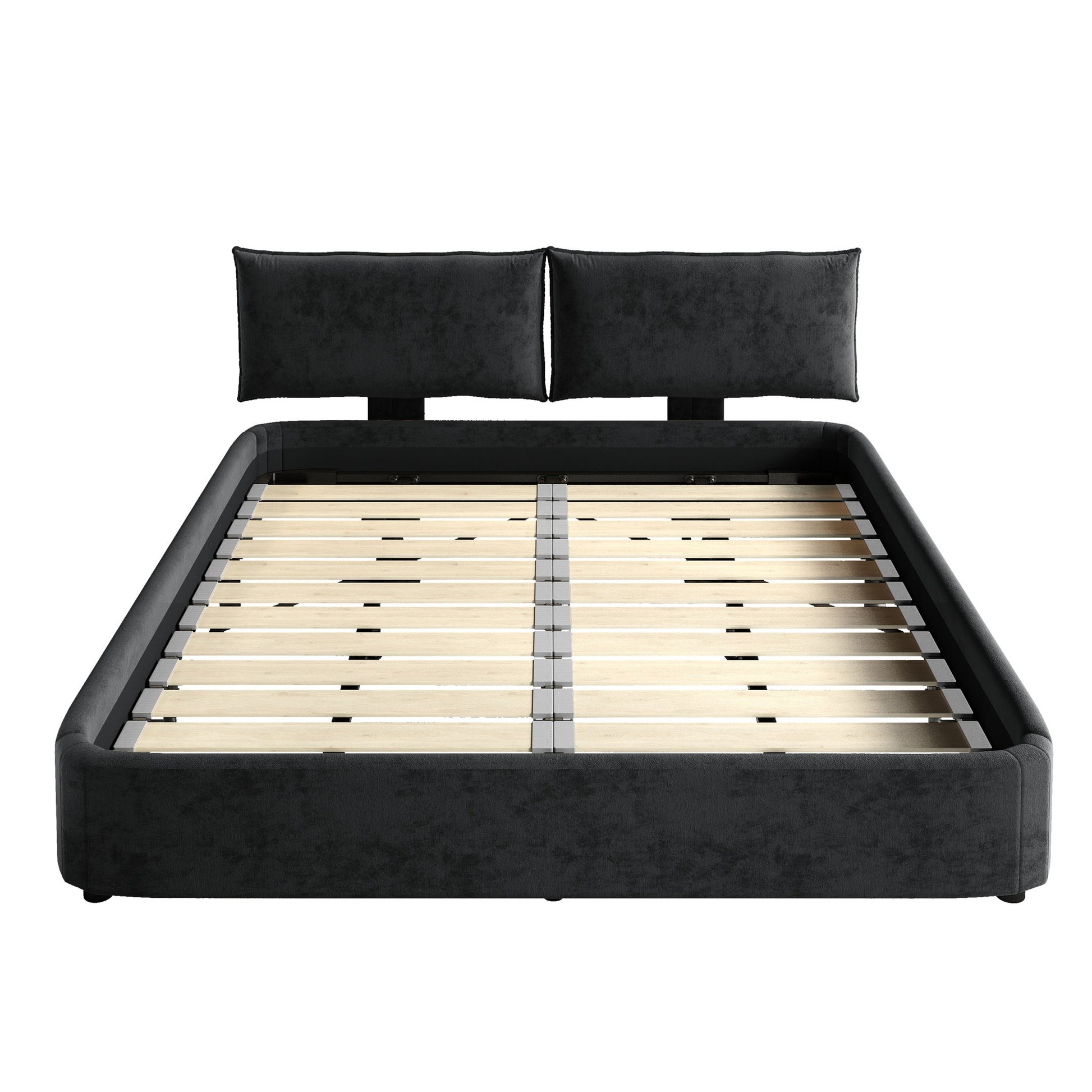 Cloud Bed Frame With Oversized Padded Movable Headboard - The Sleep Loft - Online Mattress Showroom NYC