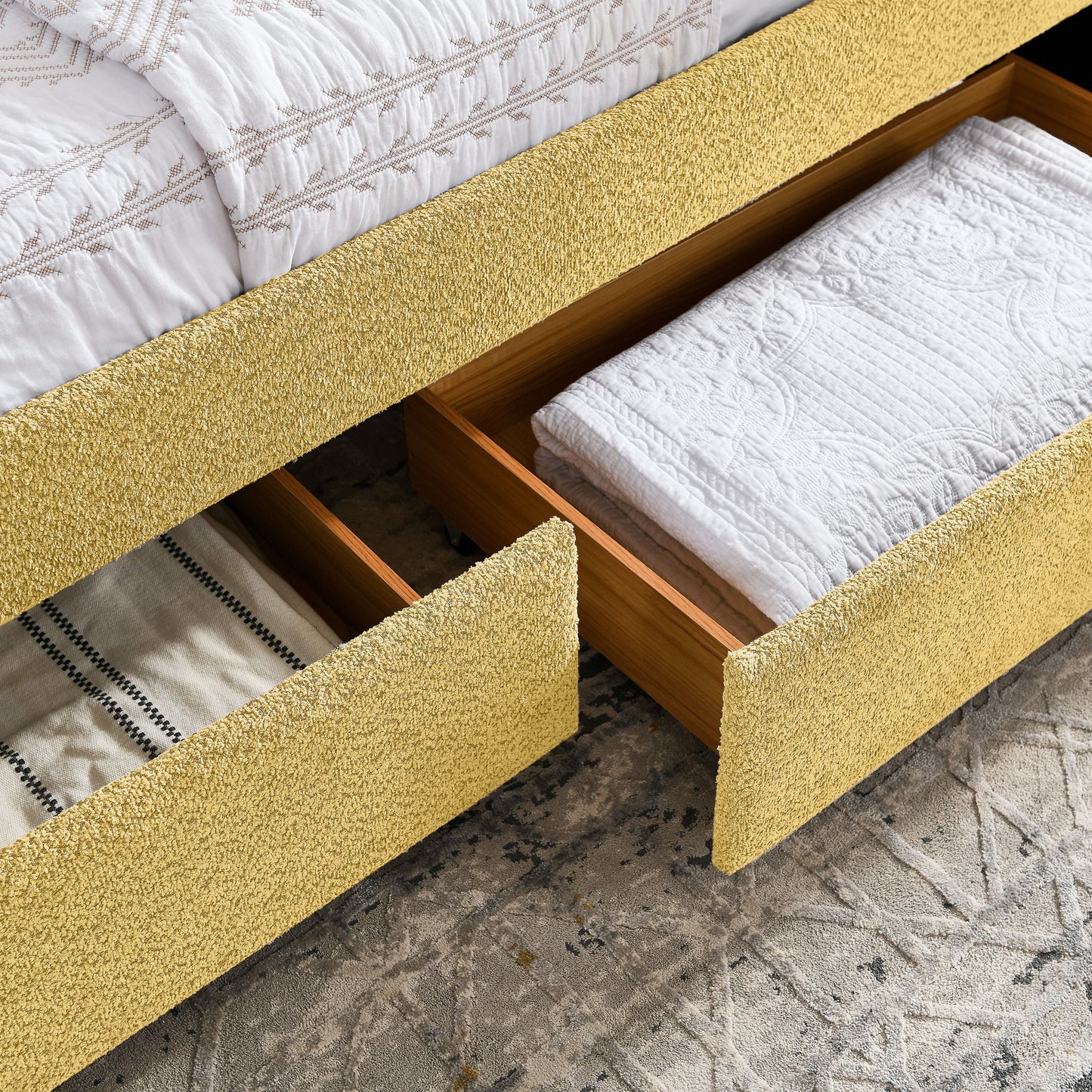 Upholstered Daybed & 2 Drawers - The Sleep Loft - Online Mattress Showroom NYC