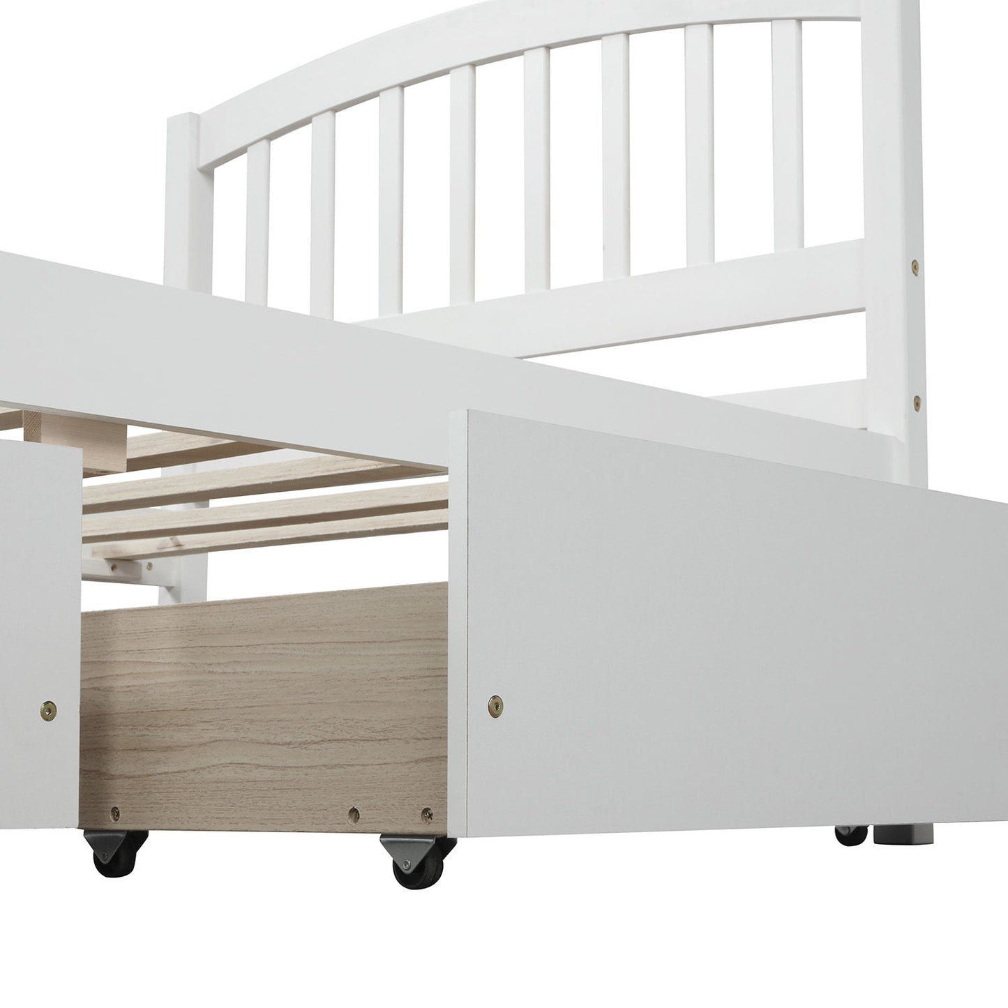 Platform Storage Bed Wood Bed Frame With Two Drawers And Headboard - The Sleep Loft - Online Mattress Showroom NYC