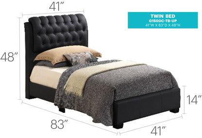 Tufted Upholstered Bed - The Sleep Loft - Online Mattress Showroom NYC