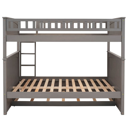 Bunk Bed With Twin Size Trundle, Guardrails - The Sleep Loft - Online Mattress Showroom NYC
