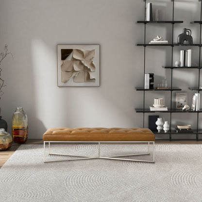 Harper - Bench - Tan - The Sleep Loft - Online Mattress Showroom NYC