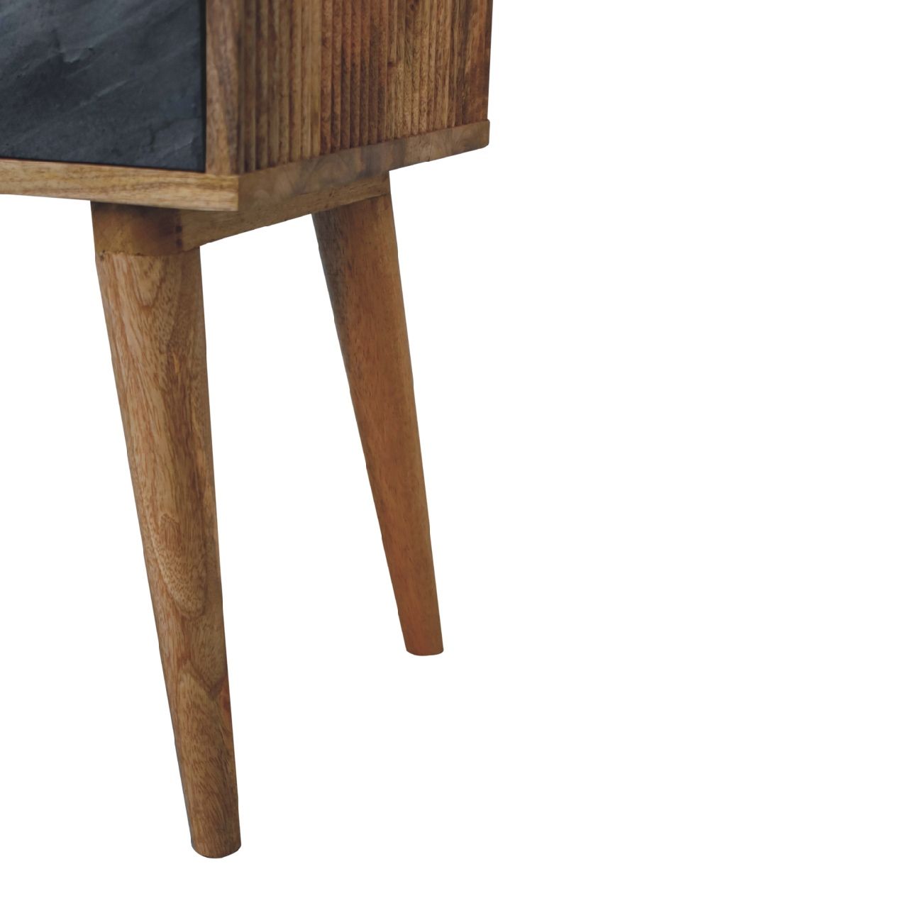 Slade - Bedside Table - Stone Gray - The Sleep Loft - Online Mattress Showroom NYC