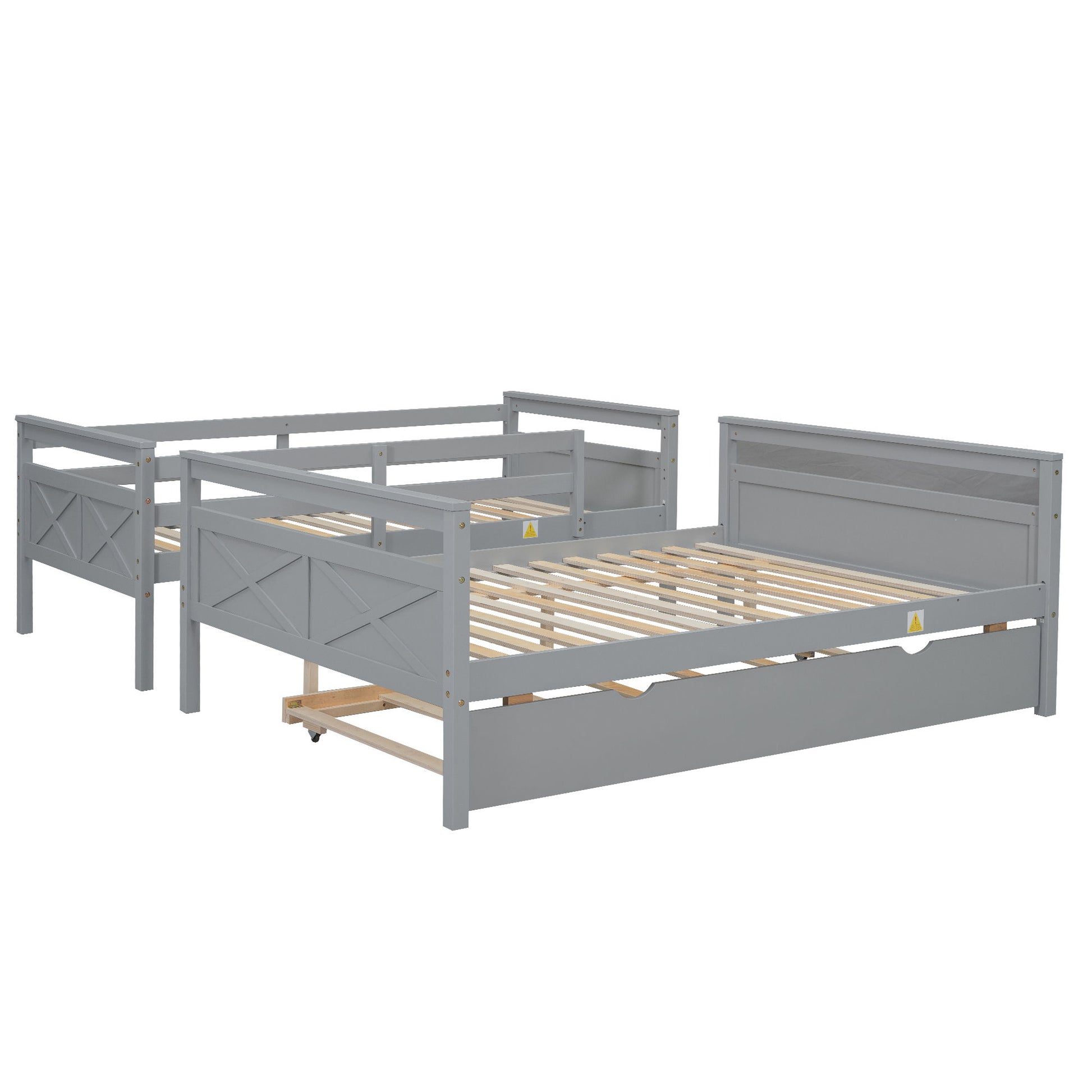 Bunk Bed With Ladder And Safety Guardrail - The Sleep Loft - Online Mattress Showroom NYC