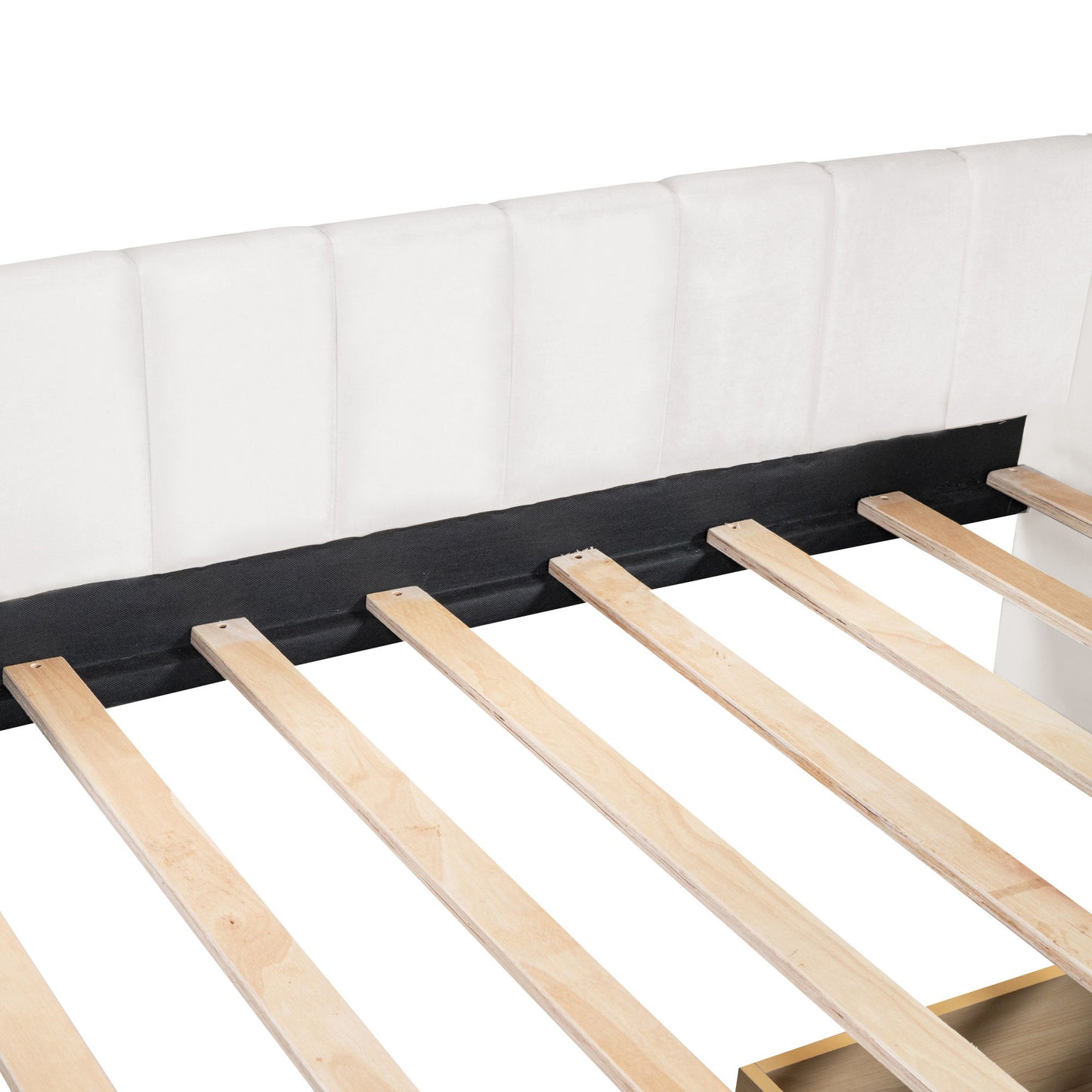 Upholstered Daybed With Ergonomic Design Backrest - The Sleep Loft - Online Mattress Showroom NYC