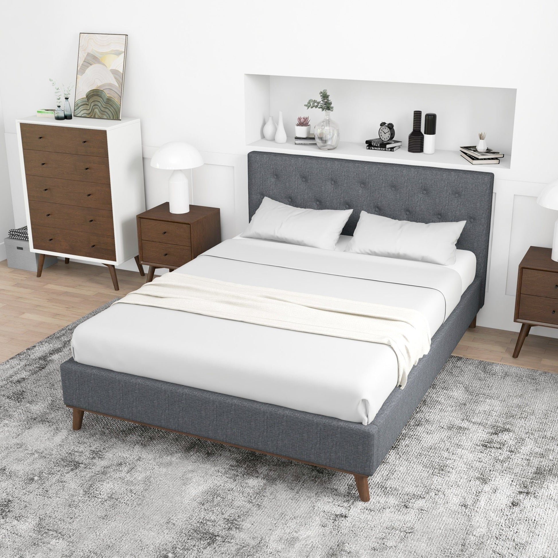 Graceville - Elegant Design Platform Bed - The Sleep Loft - Online Mattress Showroom NYC
