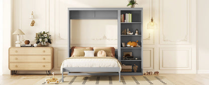 Murphy Wall Bed With Shelves - The Sleep Loft - Online Mattress Showroom NYC