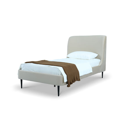 Heather - Upholstered Bed With Curved Headboard - The Sleep Loft - Online Mattress Showroom NYC