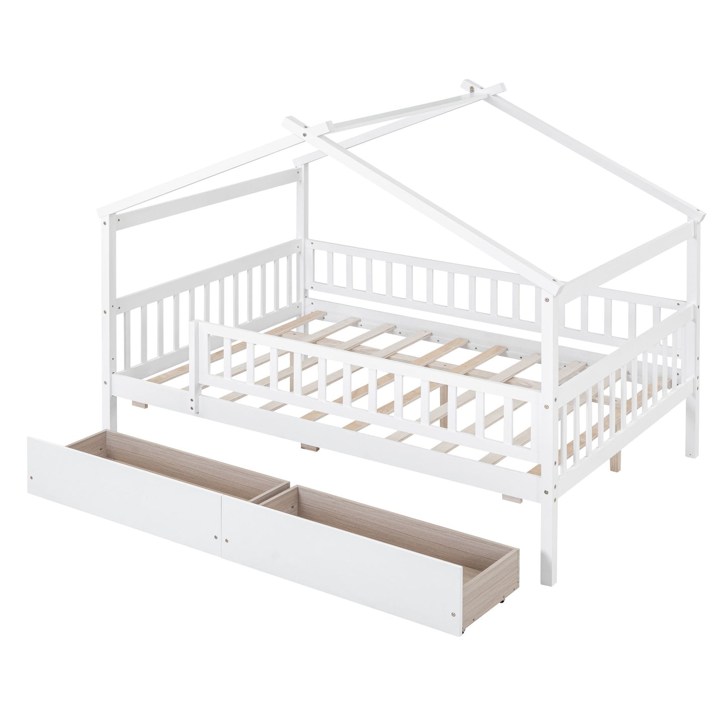 House Bed With 2 Drawers - The Sleep Loft - Online Mattress Showroom NYC