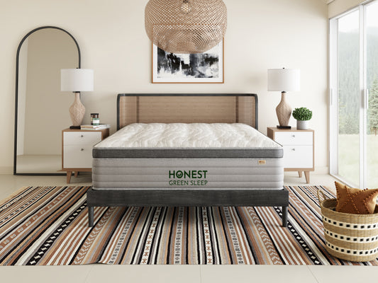 Honest Green Sleep Tranquility Mattress - 4" Pure Latex