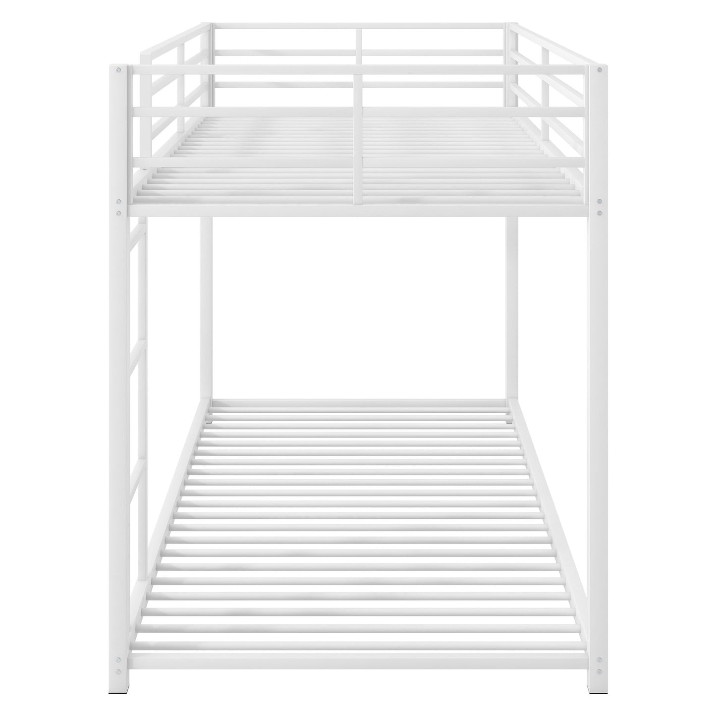 Metal Bunk Bed, Low Bunk Bed With Ladder - The Sleep Loft - Online Mattress Showroom NYC