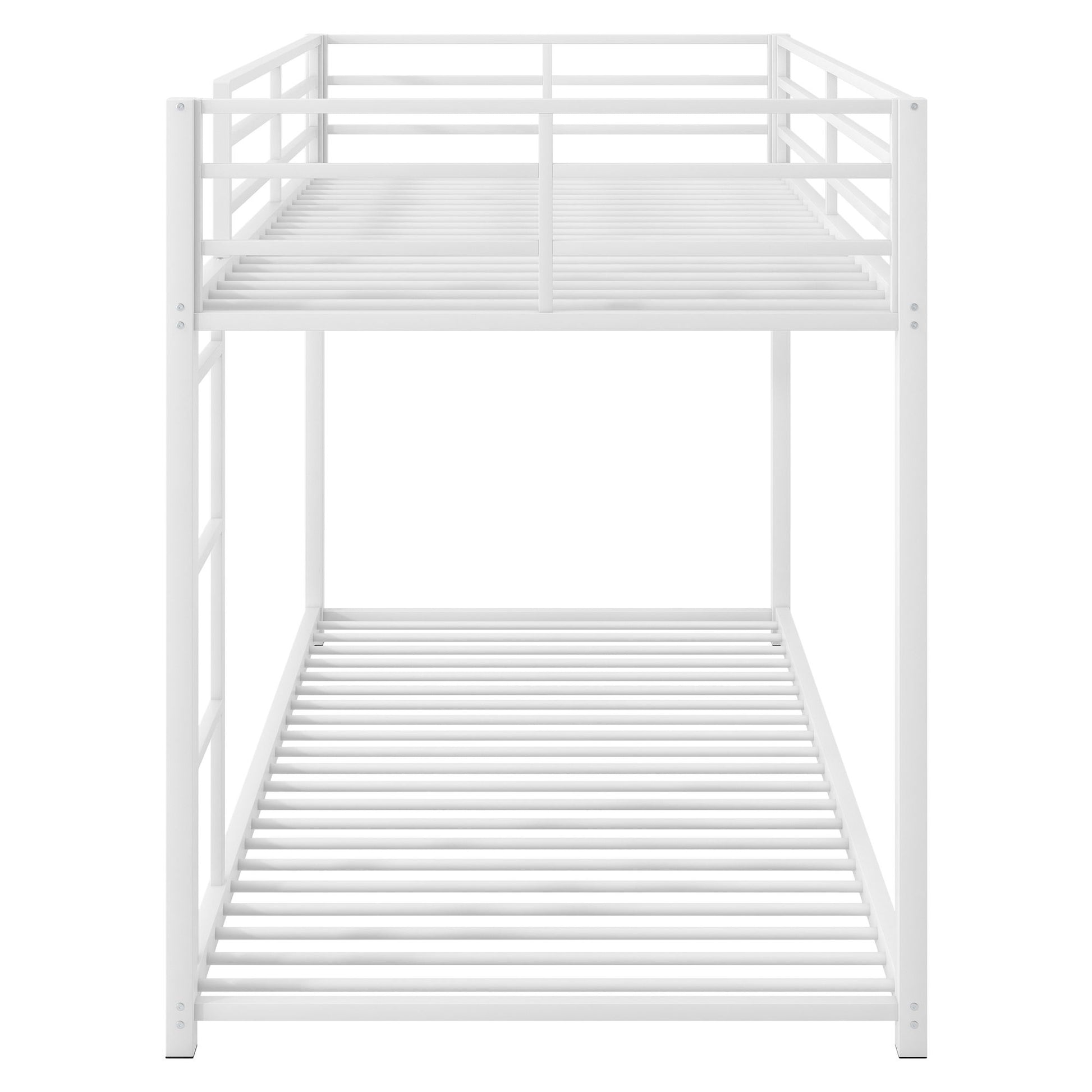 Metal Bunk Bed, Low Bunk Bed With Ladder - The Sleep Loft - Online Mattress Showroom NYC
