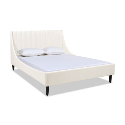 Aspen - Vertical Tufted Modern Headboard Platform Bed Set - The Sleep Loft - Online Mattress Showroom NYC