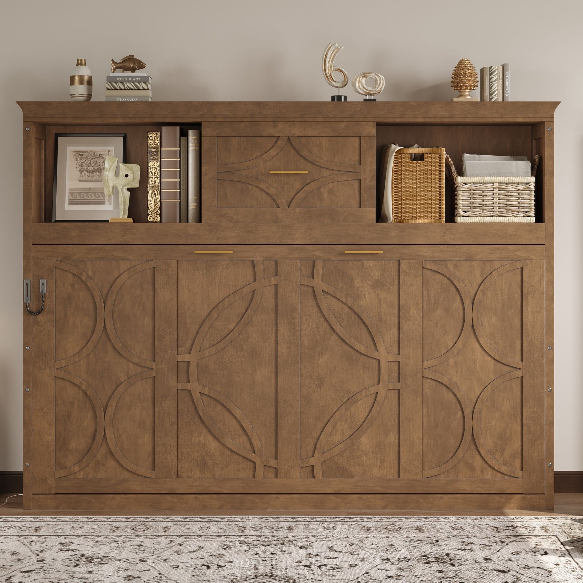 Murphy Bed With Charging Station And Drawer - The Sleep Loft - Online Mattress Showroom NYC