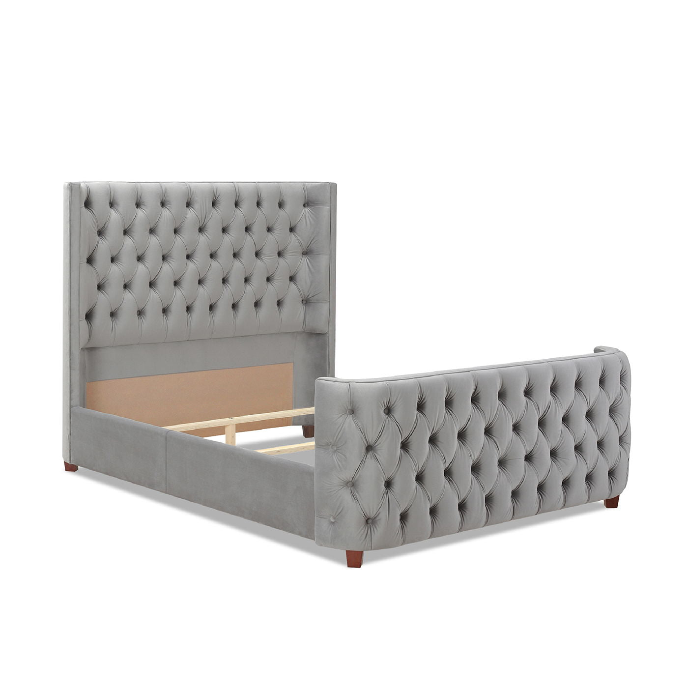 Brooklyn - Tufted Panel Bed Headboard And Footboard Set - The Sleep Loft - Online Mattress Showroom NYC