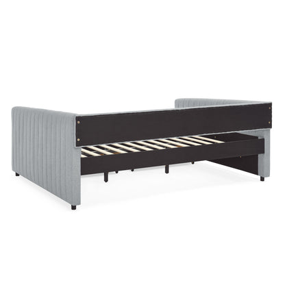 Upholstered Queen Daybed With 2 Drawers - The Sleep Loft - Online Mattress Showroom NYC