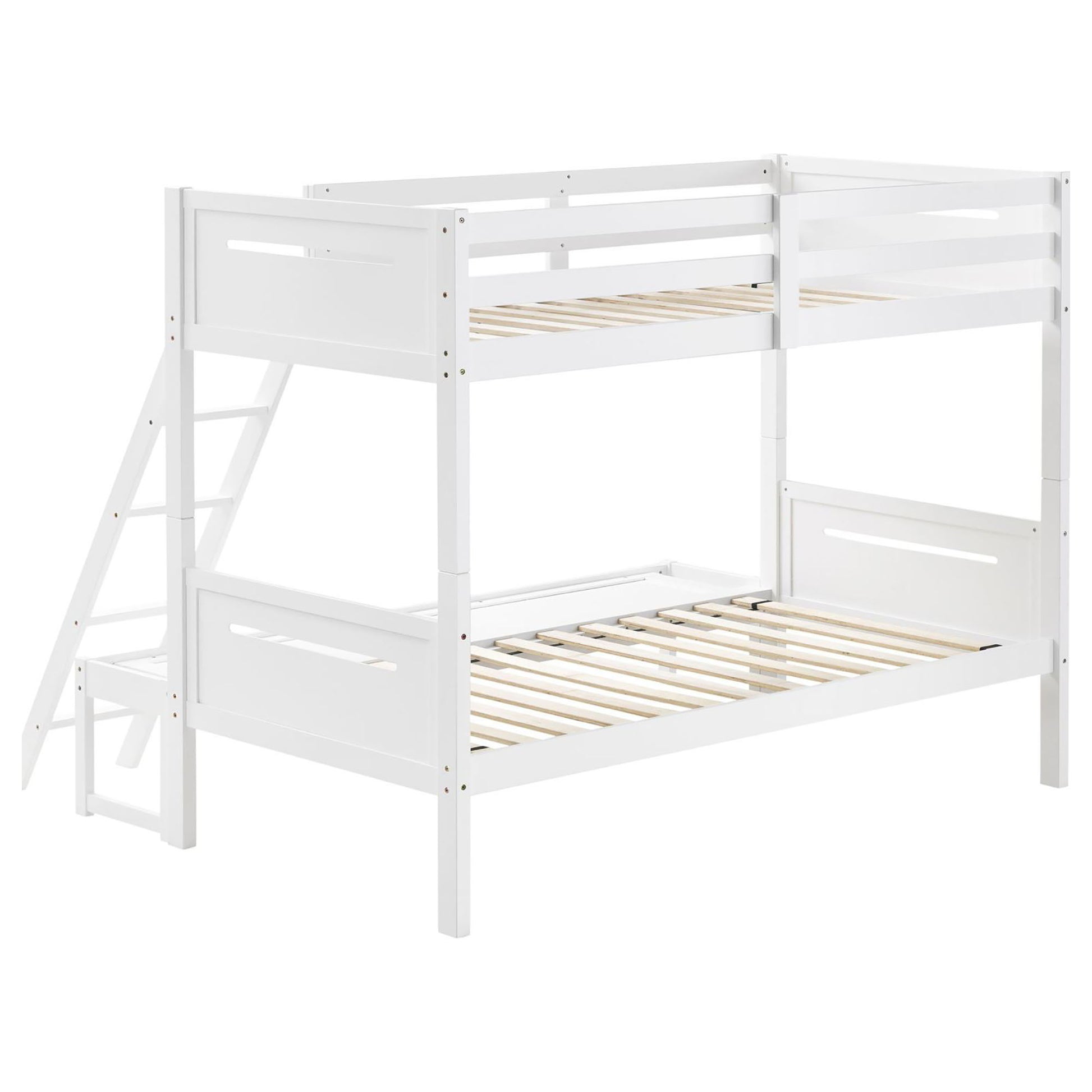 Bunk Bed With Built In Ladder, Safety Guardrails And Angled Access Step - The Sleep Loft - Online Mattress Showroom NYC