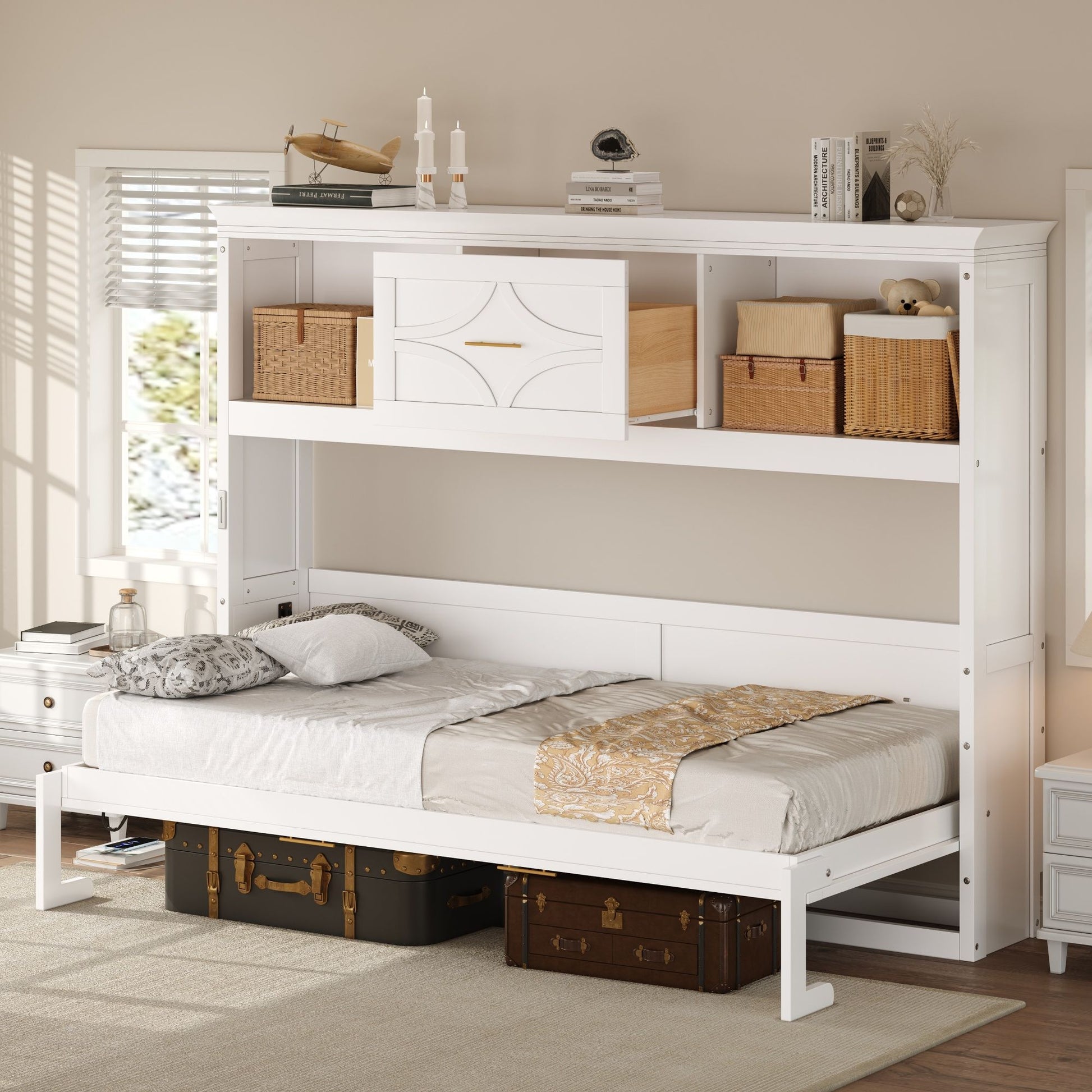 Murphy Bed With Charging Station And Drawer - The Sleep Loft - Online Mattress Showroom NYC