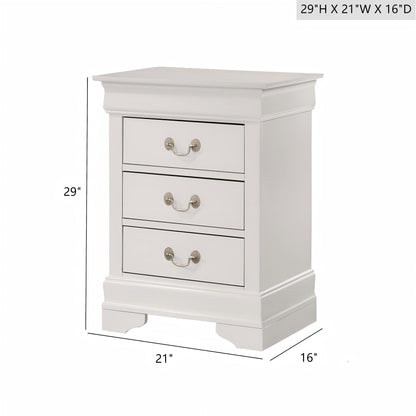 Louis Phillipe - Nightstand - Wood - The Sleep Loft - Online Mattress Showroom NYC