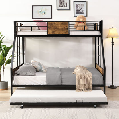 Modern Metal Bunk Bed With Side Ladders And Guardrail - The Sleep Loft - Online Mattress Showroom NYC