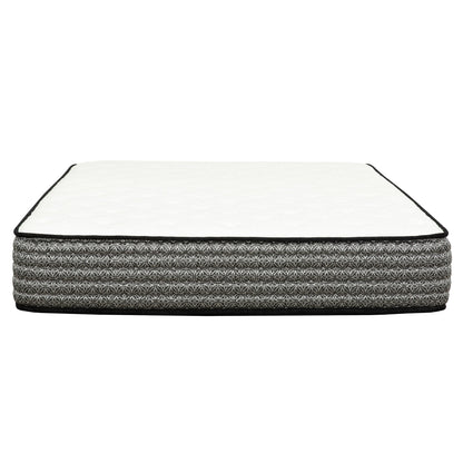 Premium 12" Queen Size Hybrid Mattress In A Box Soft Gel Memory Foam Top With Cooling Technology - Gray / White - The Sleep Loft - Online Mattress Showroom NYC