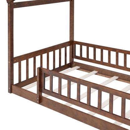 Bed House Bed Frame With Fence - The Sleep Loft - Online Mattress Showroom NYC