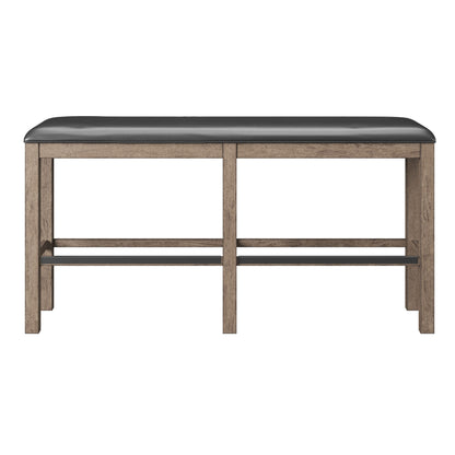 Bar Height Bench - Brown - The Sleep Loft - Online Mattress Showroom NYC