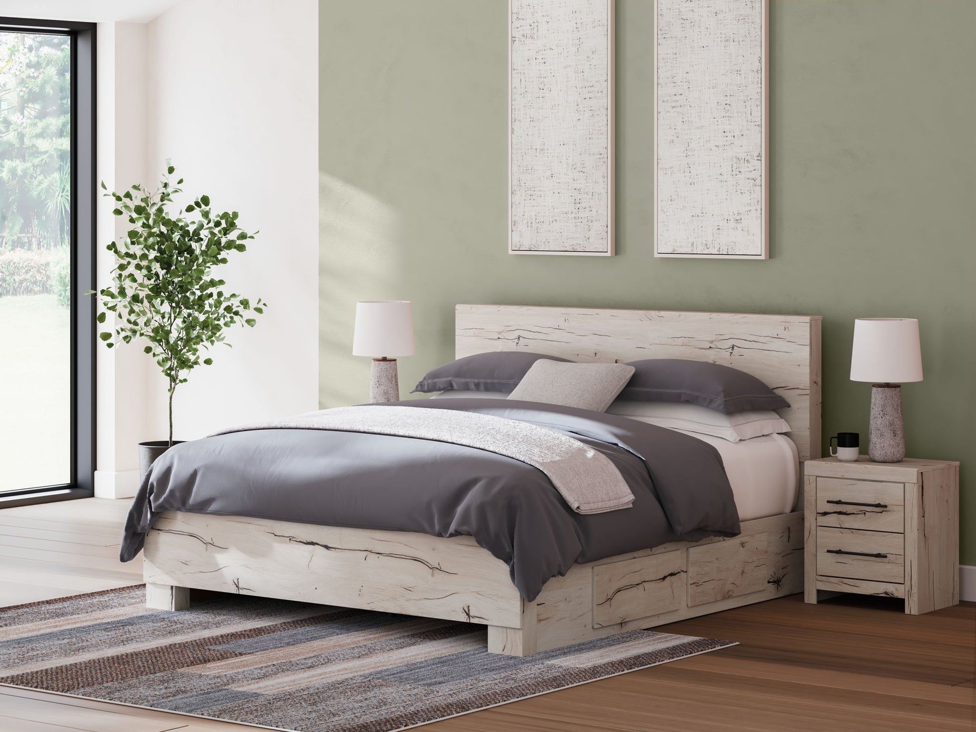 Lawroy - Panel Bed With Storage - The Sleep Loft - Online Mattress Showroom NYC