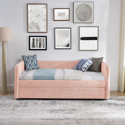 Upholstered Daybed With Pop Up Trundle - The Sleep Loft - Online Mattress Showroom NYC