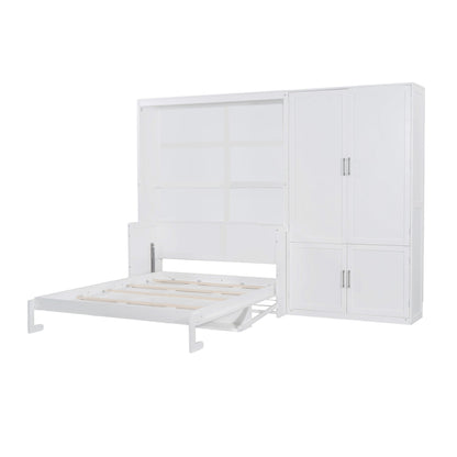 Murphy Elegant Wall Bed With Closet - The Sleep Loft - Online Mattress Showroom NYC
