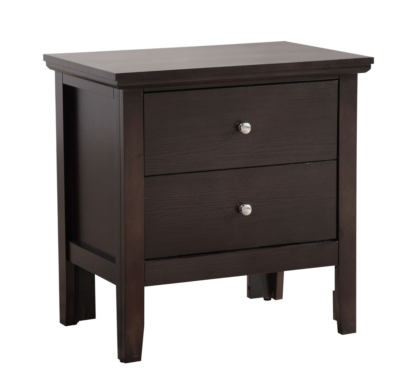 English Dovetailed Drawers Nightstand - The Sleep Loft - Online Mattress Showroom NYC