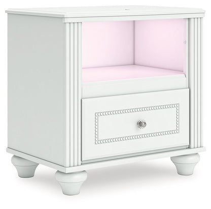 Kozlani - One Drawer Night Stand - White - The Sleep Loft - Online Mattress Showroom NYC